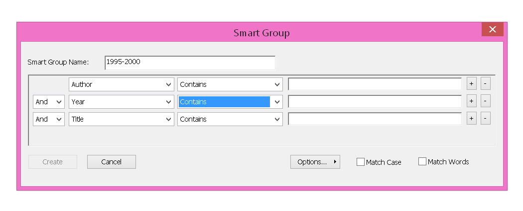 35 Smart (Akıllı) Grup Oluşturma Groups Paneli nden sağ tuş menüsünden Create Smart Group seçeneği seçilir.