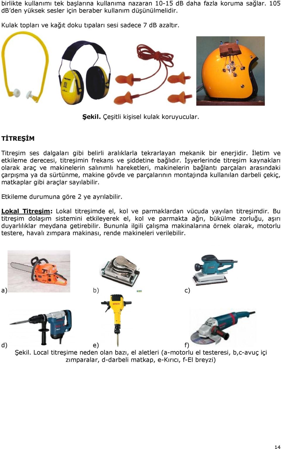 İletim ve etkileme derecesi, titreşimin frekans ve şiddetine bağlıdır.