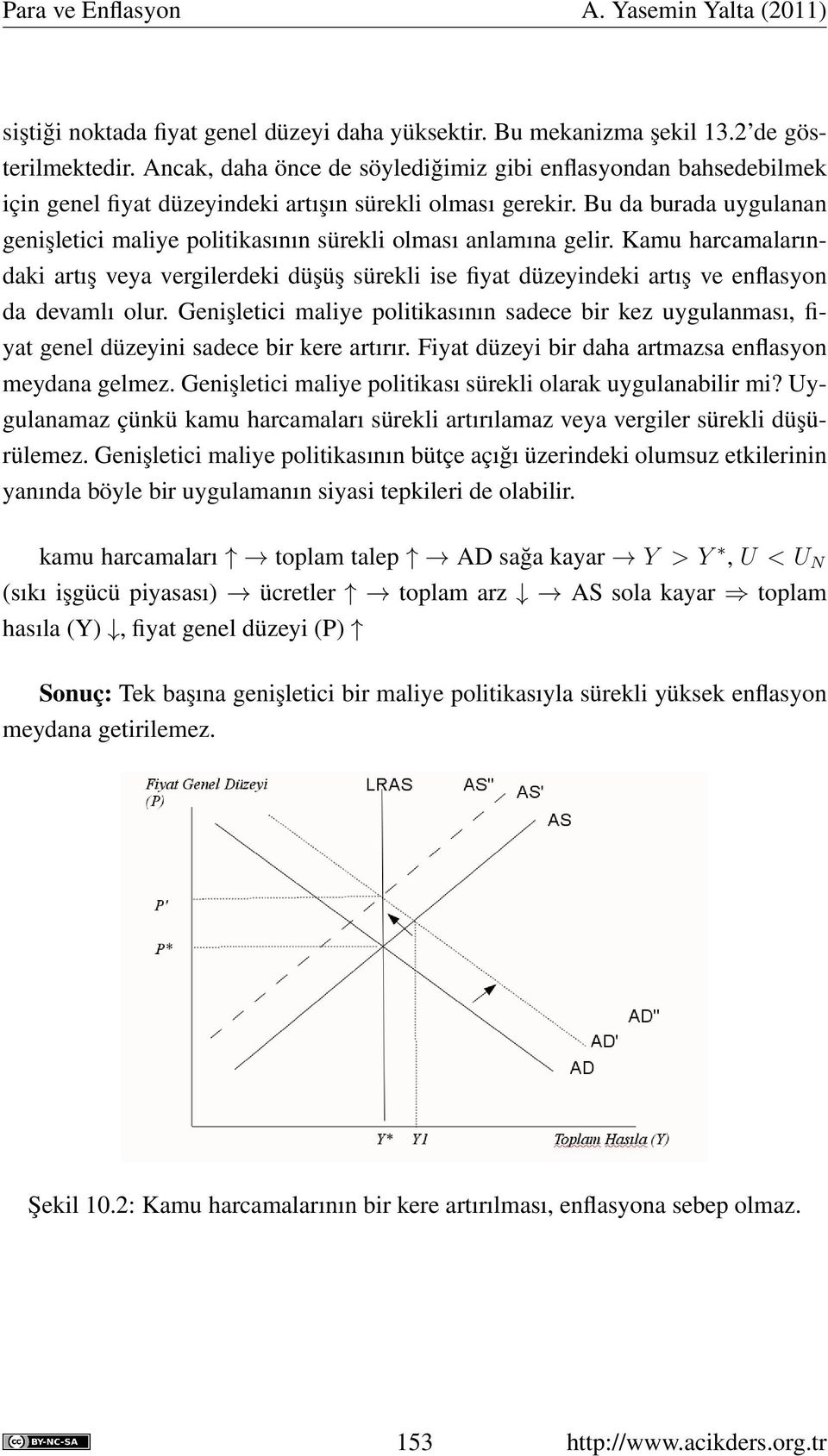 Bu da burada uygulanan genişletici maliye politikasının sürekli olması anlamına gelir.