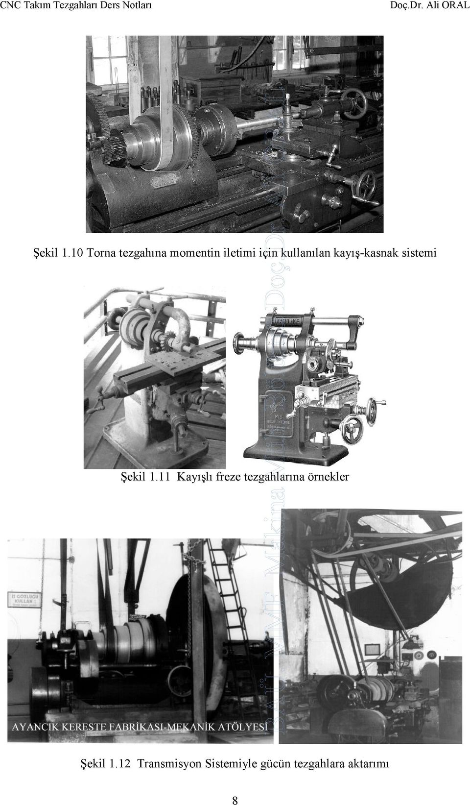 kayış-kasnak sistemi Şekil 1.