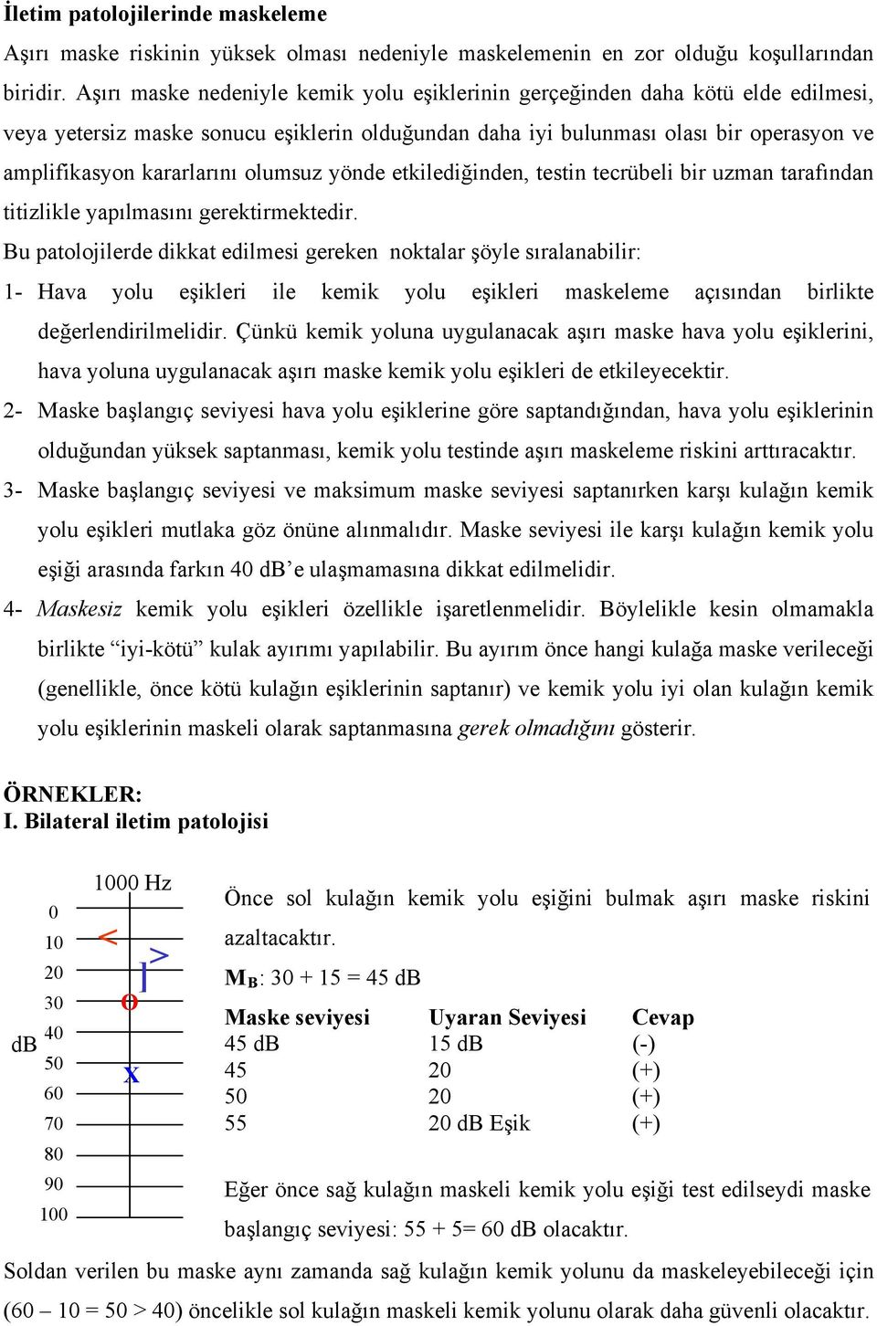 olumsuz yönde etkilediğinden, testin tecrübeli bir uzman tarafından titizlikle yapılmasını gerektirmektedir.