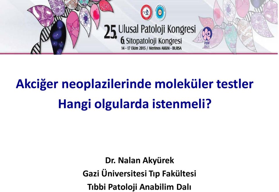 Dr. Nalan Akyürek Gazi Üniversitesi