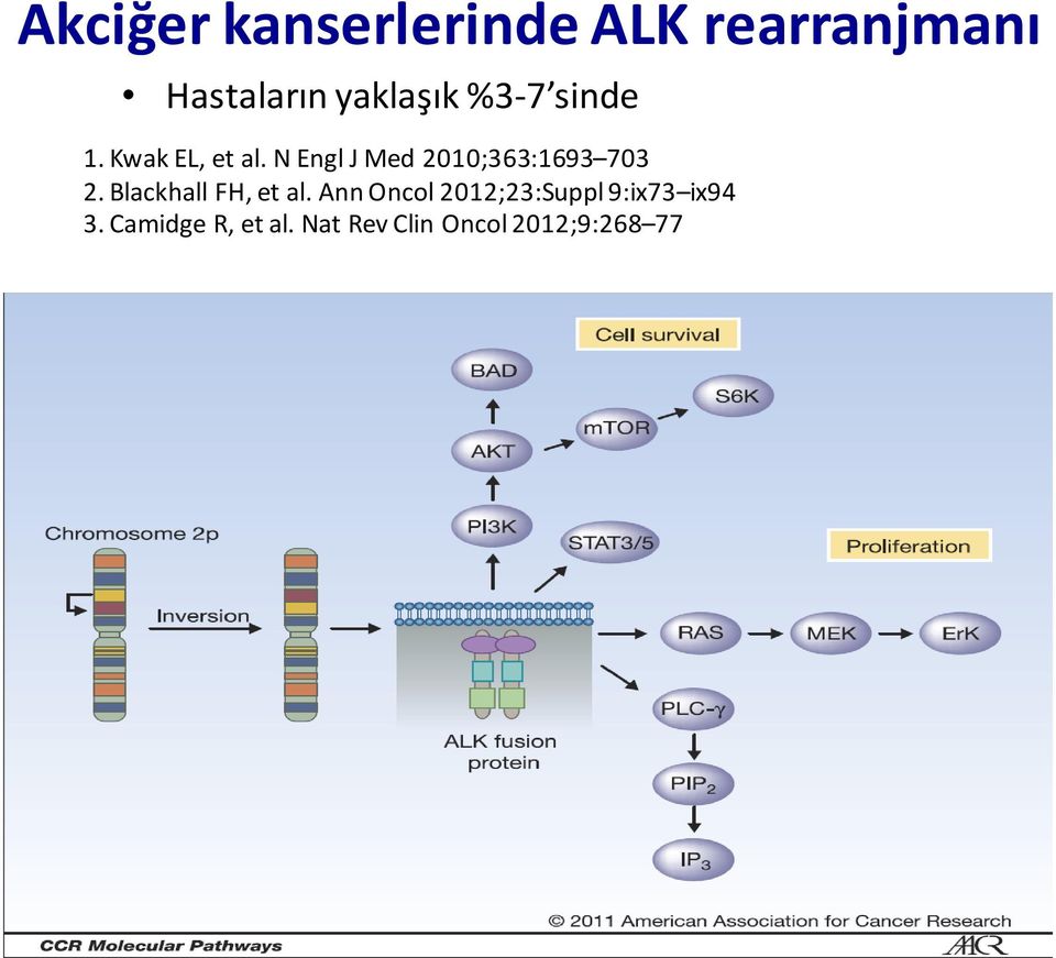 N Engl J Med 2010;363:1693 703 2. Blackhall FH, et al.