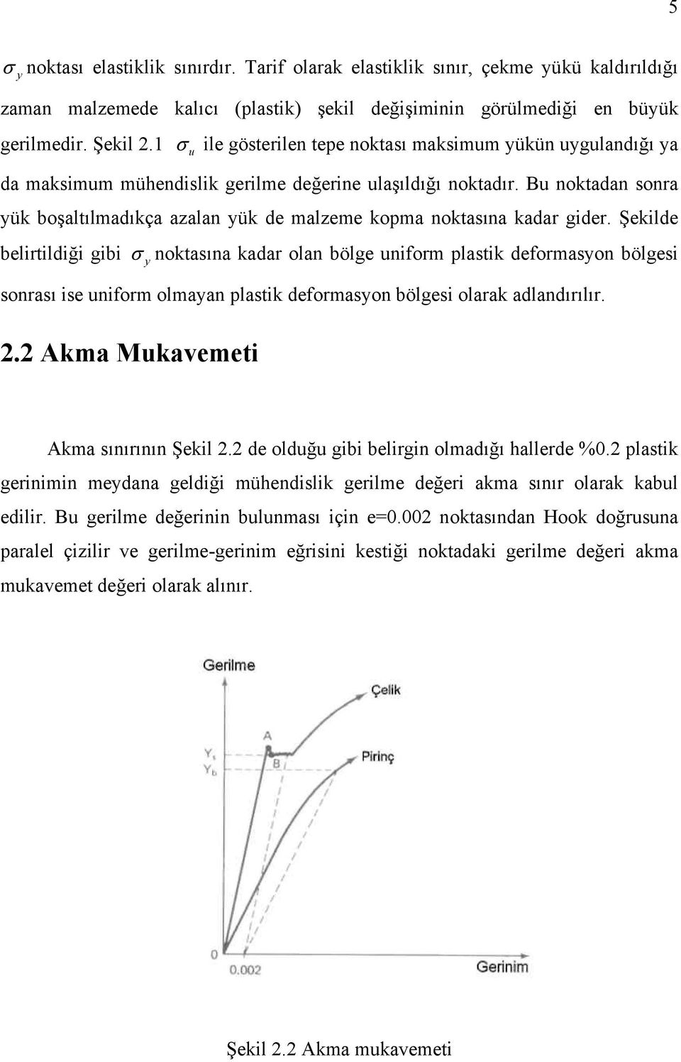 Bu noktadan sonra yük boşaltılmadıkça azalan yük de malzeme kopma noktasına kadar gider.