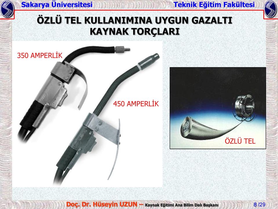 AMPERLİK ÖZLÜ TEL Doç. Dr.