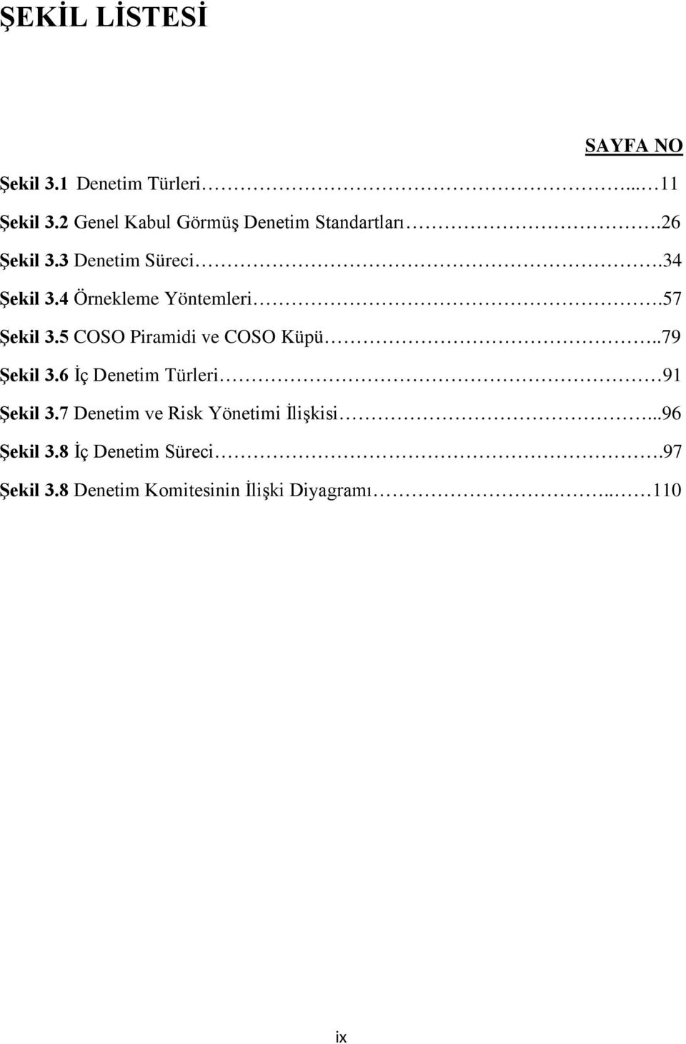 4 Örnekleme Yöntemleri.57 Şekil 3.5 COSO Piramidi ve COSO Küpü..79 Şekil 3.