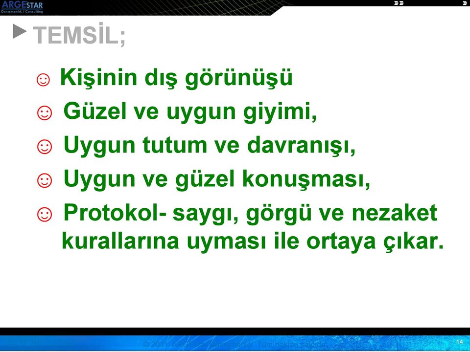 güzel konuşması, Protokol- saygı, görgü ve