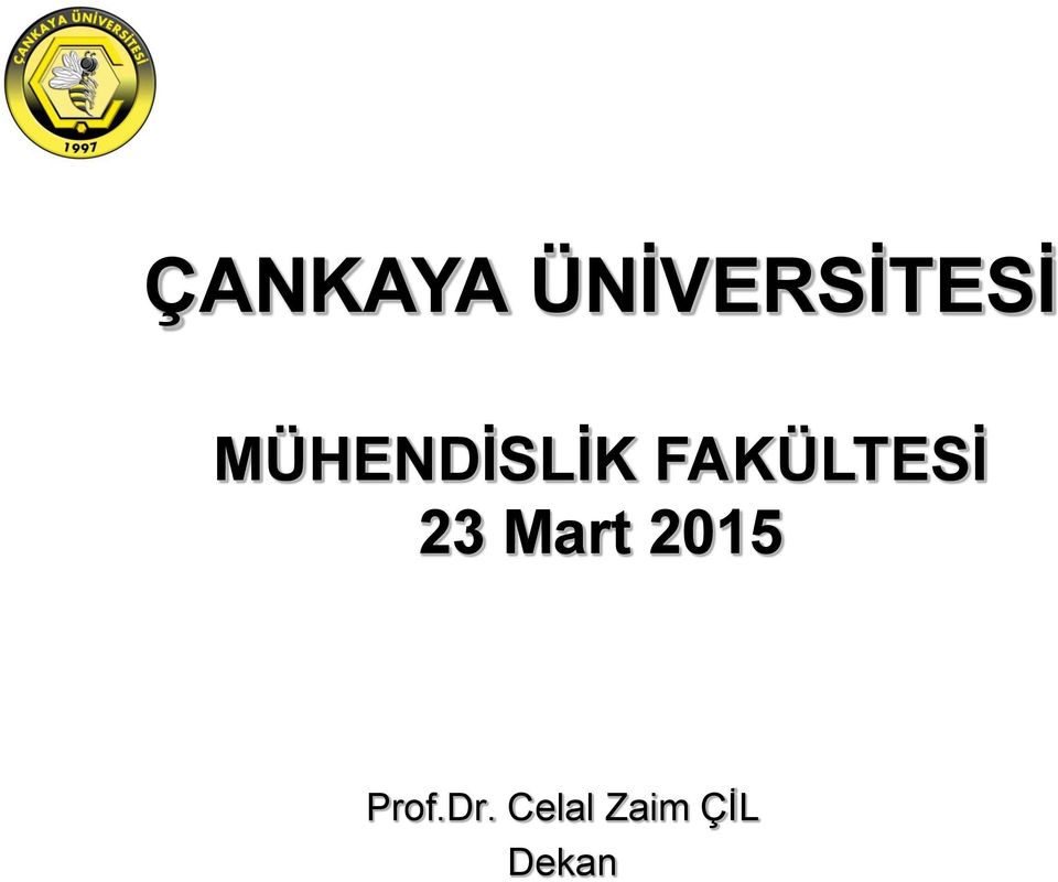 23 Mart 2015 Prof.Dr.