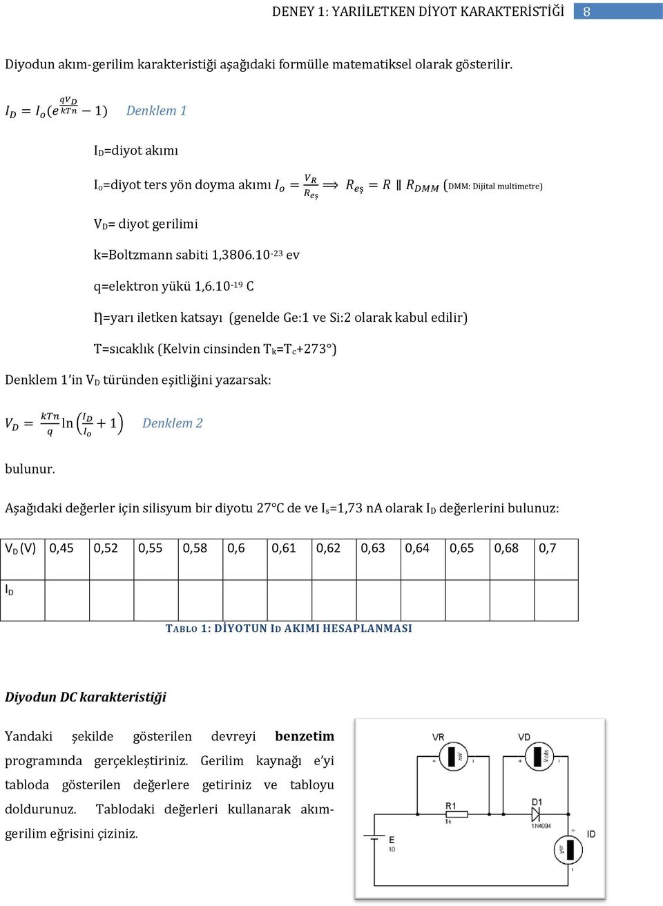 10-23 ev q=elektron yükü 1,6.