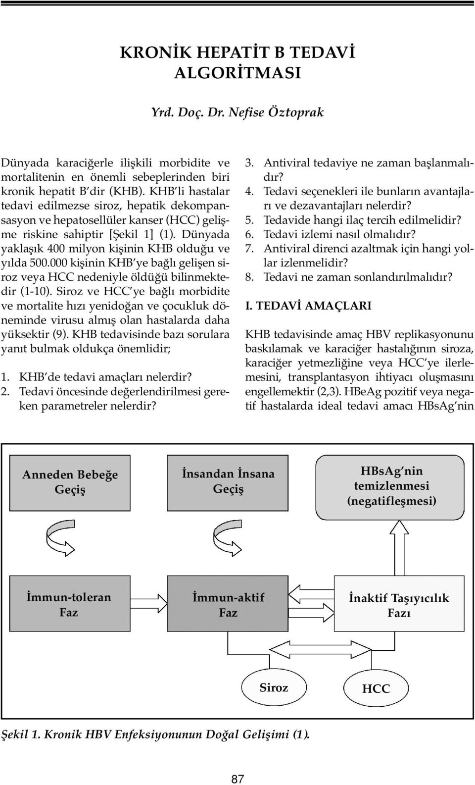 000 kişinin KHB ye bağlı gelişen siroz veya HCC nedeniyle öldüğü bilinmektedir (1-10).