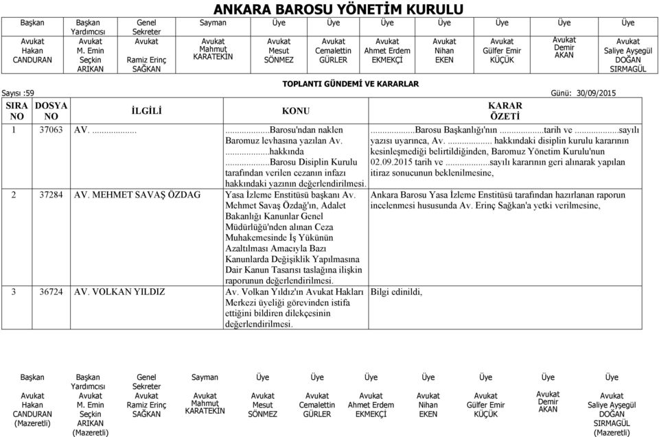 Mehmet Savaş Özdağ'ın, Adalet Bakanlığı Kanunlar Müdürlüğü'nden alınan Ceza Muhakemesinde İş Yükünün Azaltılması Amacıyla Bazı Kanunlarda Değişiklik Yapılmasına Dair Kanun Tasarısı taslağına ilişkin