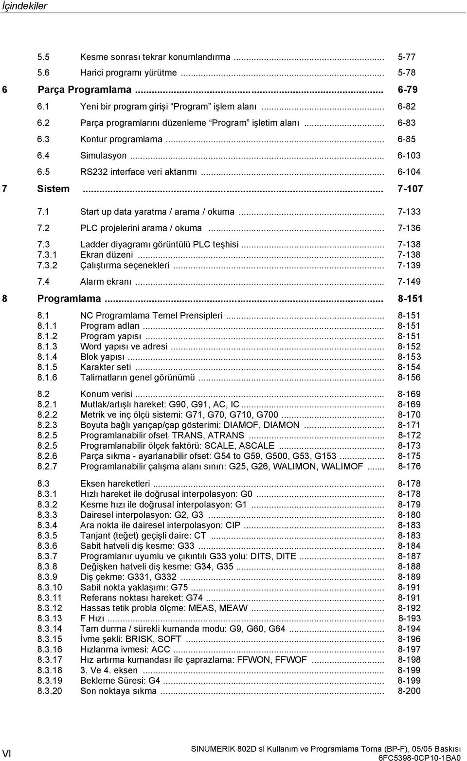 1 Start up data yaratma / arama / okuma... 7-133 7.2 PLC projelerini arama / okuma... 7-136 7.3 Ladder diyagramı görüntülü PLC teşhisi... 7-138 7.3.1 Ekran düzeni... 7-138 7.3.2 Çalıştırma seçenekleri.