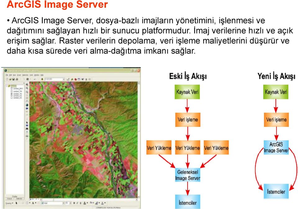 İmaj verilerine hızlı ve açık erişim sağlar.