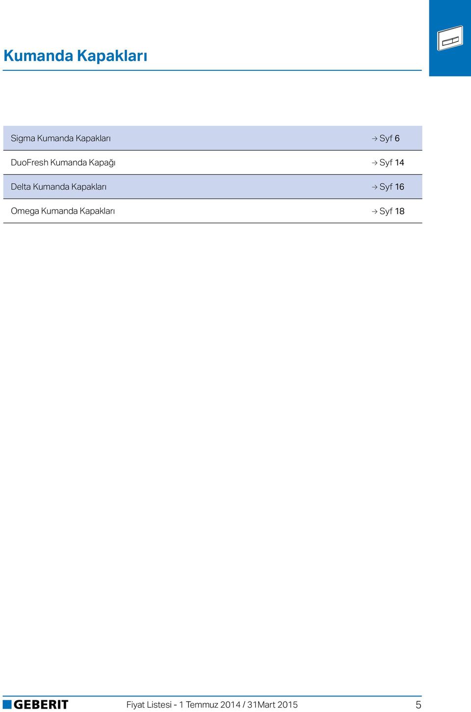 Kapakları Omega Kumanda Kapakları Syf 14 Syf