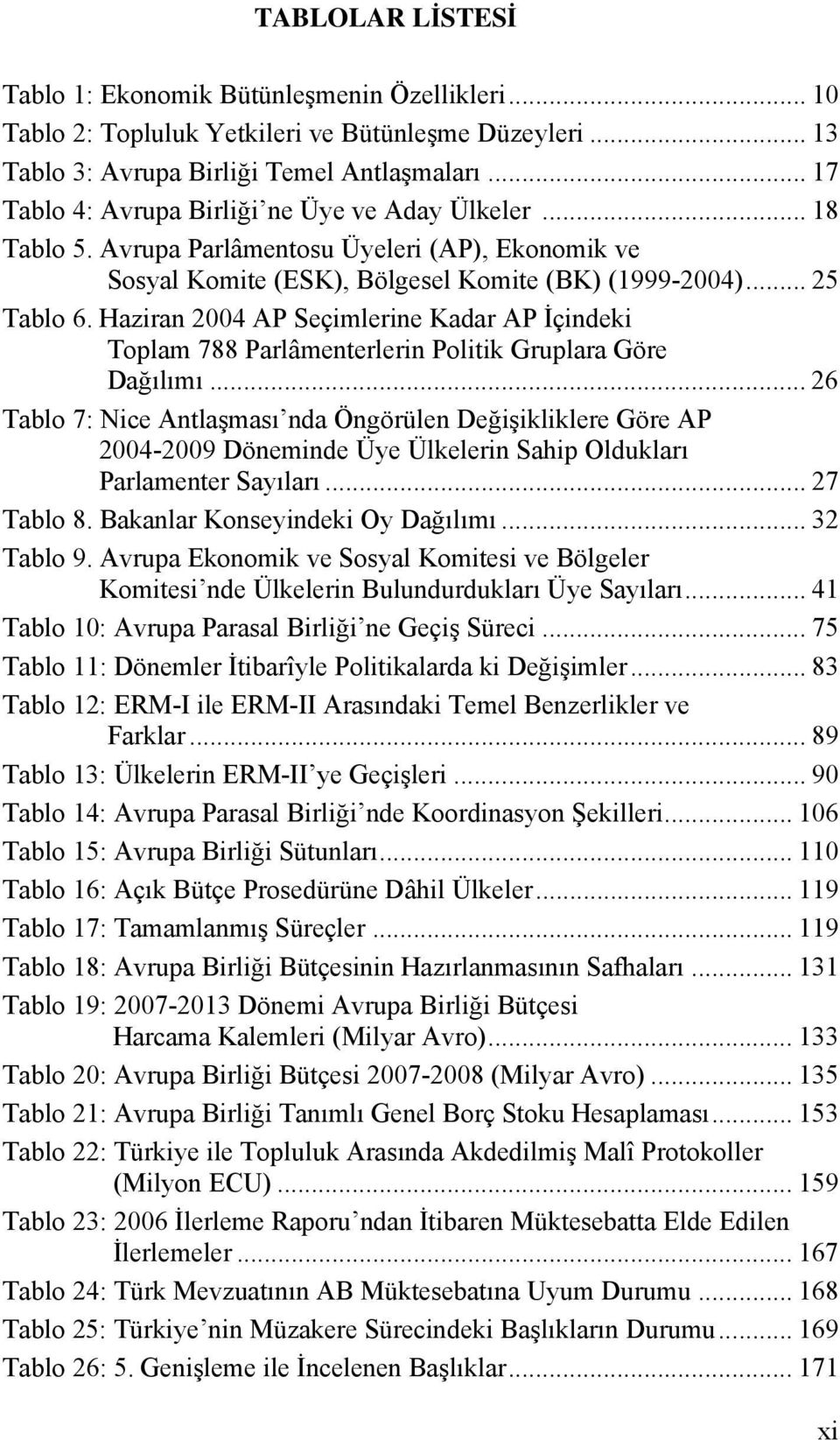 Haziran 2004 AP Seçimlerine Kadar AP İçindeki Toplam 788 Parlâmenterlerin Politik Gruplara Göre Dağılımı.