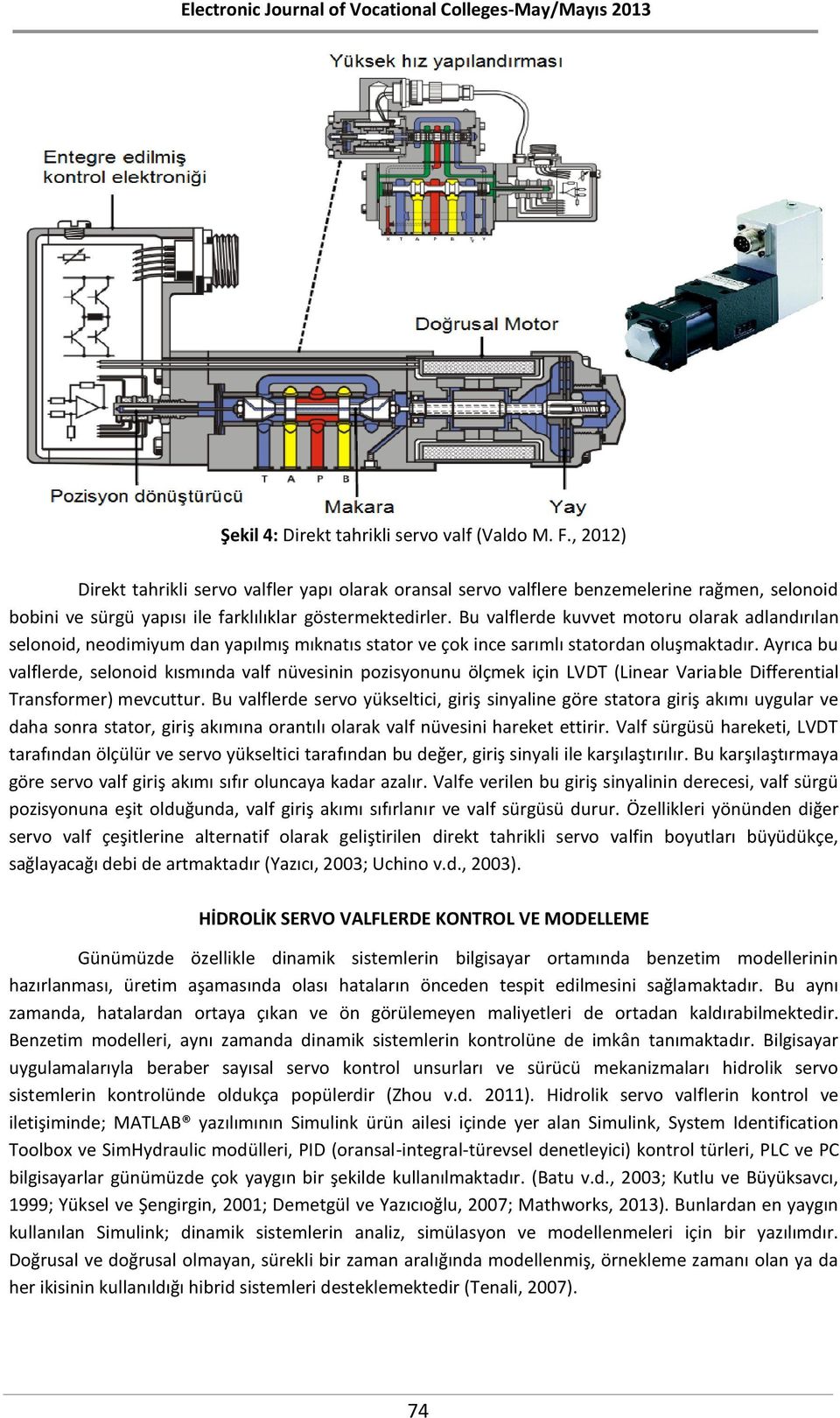 Bu valflerde kuvvet motoru olarak adlandırılan selonoid, neodimiyum dan yapılmış mıknatıs stator ve çok ince sarımlı statordan oluşmaktadır.