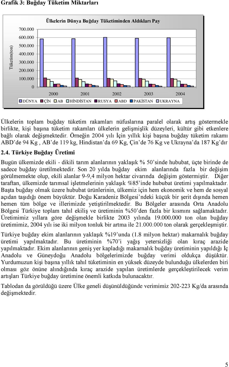 rakamları ülkelerin gelişmişlik düzeyleri, kültür gibi etkenlere bağlı olarak değişmektedir.