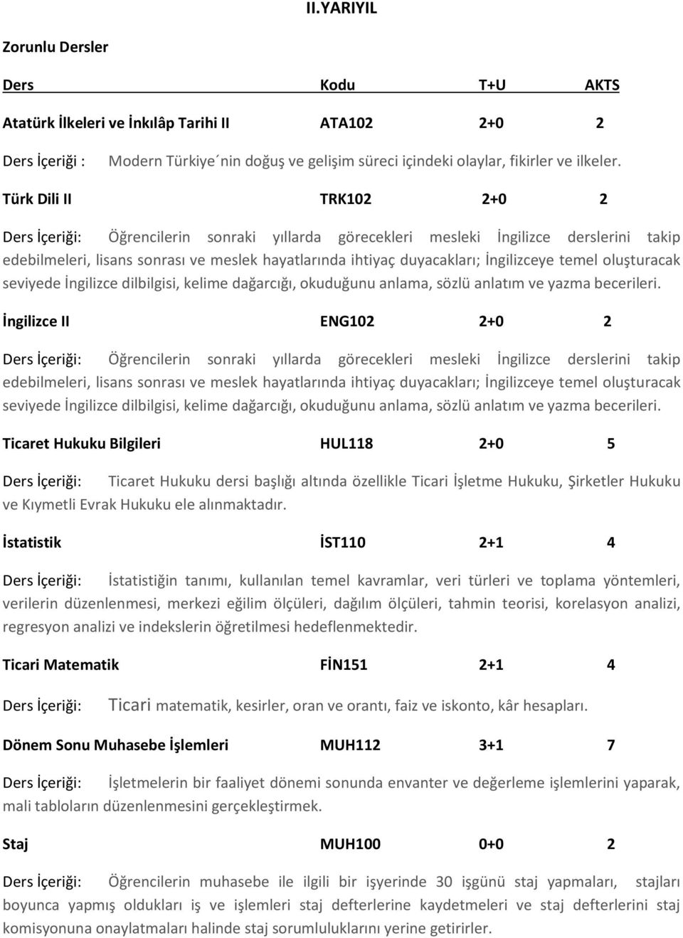 İngilizceye temel oluşturacak seviyede İngilizce dilbilgisi, kelime dağarcığı, okuduğunu anlama, sözlü anlatım ve yazma becerileri.