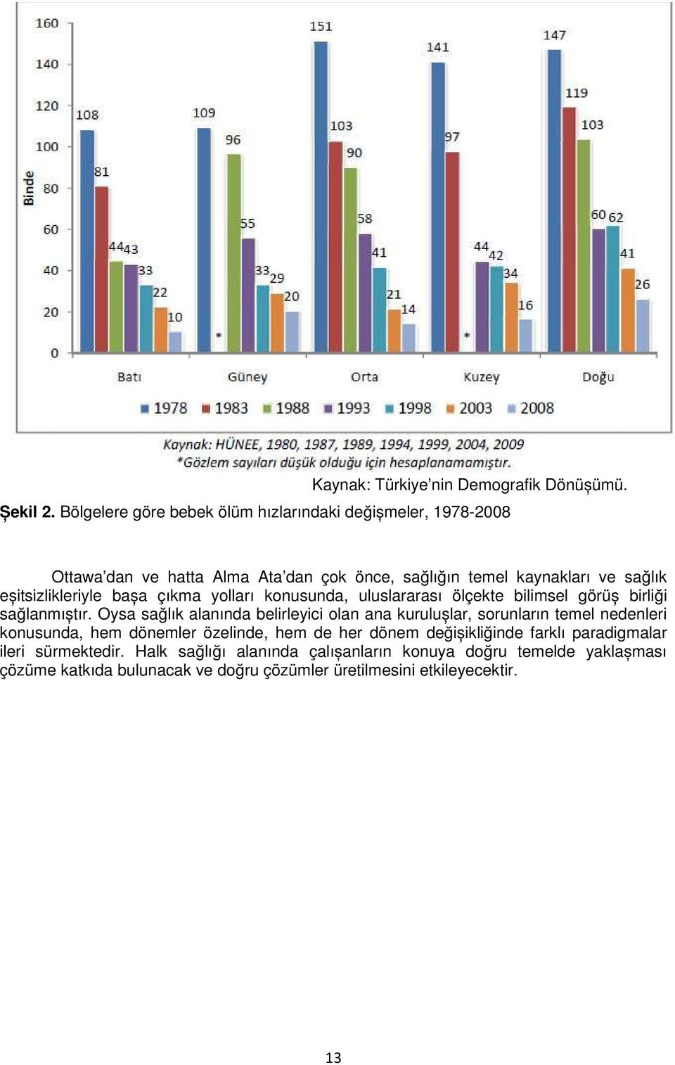 eșitsizlikleriyle bașa çıkma yolları konusunda, uluslararası ölçekte bilimsel görüș birliği sağlanmıștır.