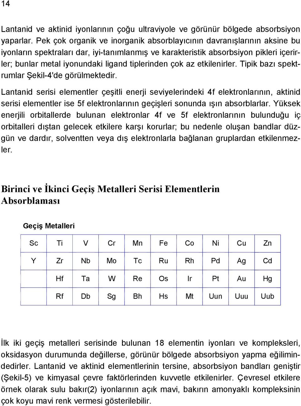 tiplerinden çok az etkilenirler. Tipik bazı spektrumlar Şekil-4'de görülmektedir.