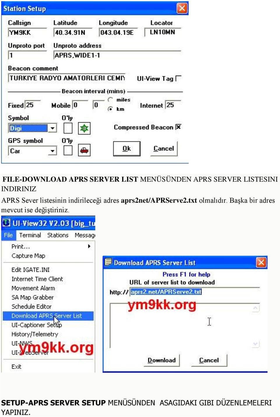 aprs2net/aprserve2.txt olmalıdır.