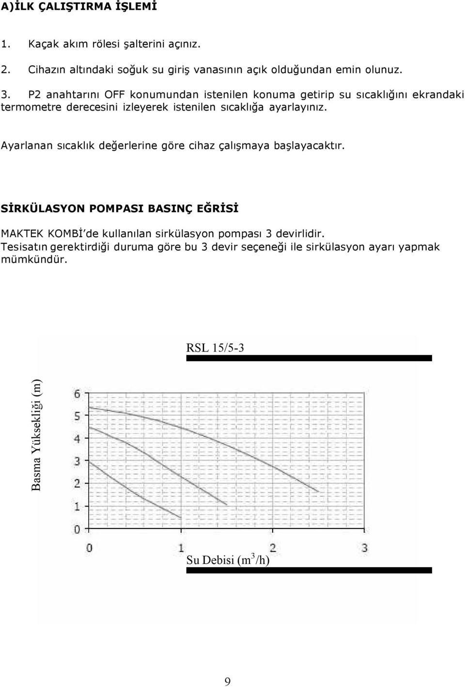 Ayarlanan sıcaklık değerlerine göre cihaz çalışmaya başlayacaktır.