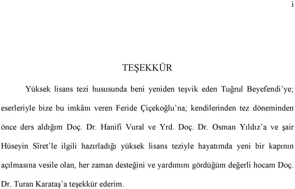 Hanifi Vural ve Yrd. Doç. Dr.