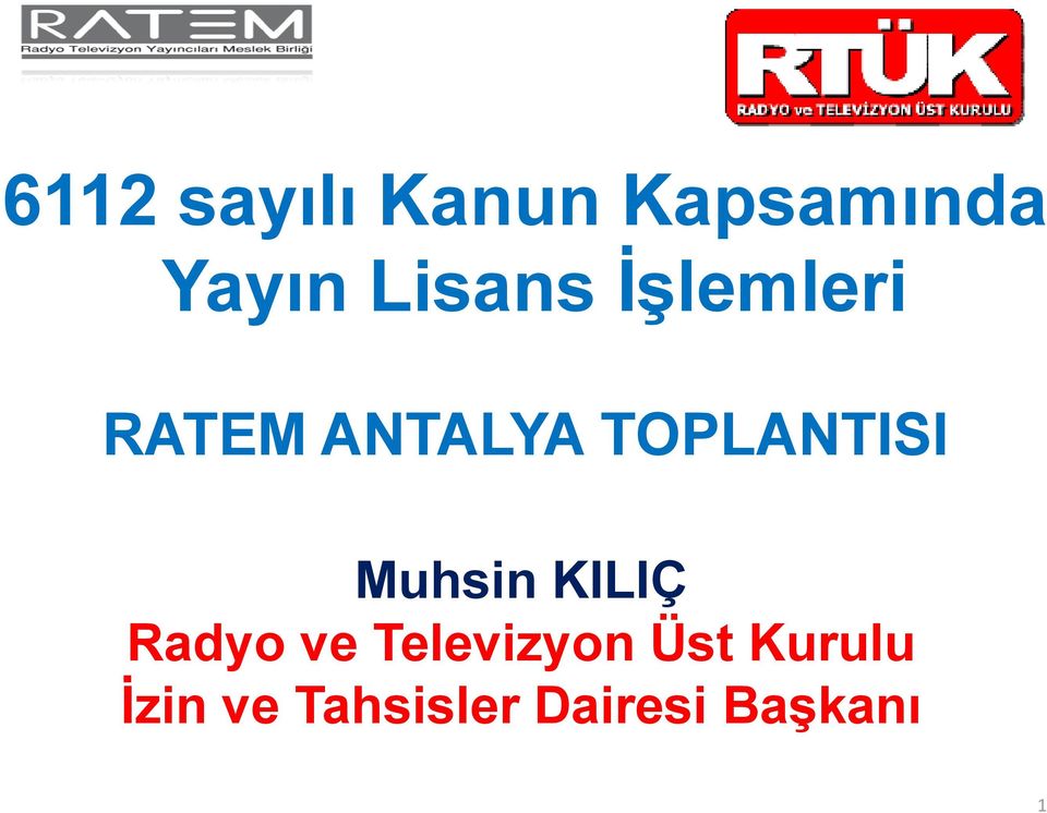 TOPLANTISI Muhsin KILIÇ Radyo ve