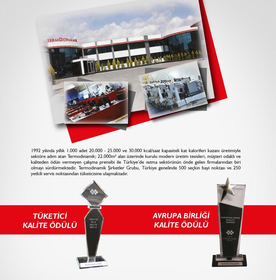 000m² alan üzerinde kurulu modern üretim tesisleri, müşteri odaklı ve kaliteden ödün vermeyen çalışma prensibi ile Türkiye de