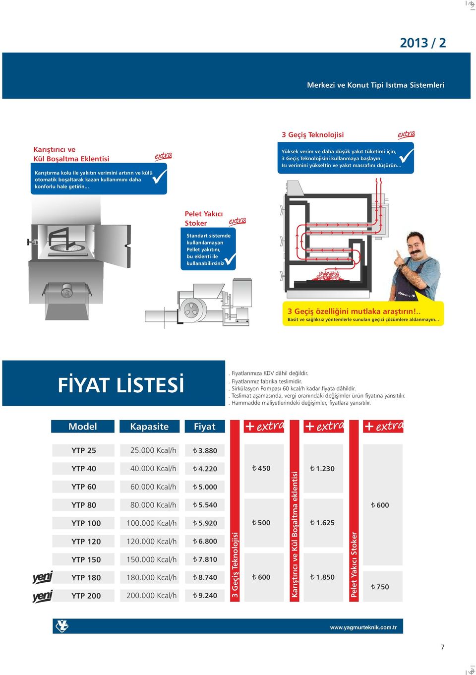 .. Pelet Yakıcı Stoker Standart sistemde kullanılamayan Pellet yakıtını, bu eklenti ile kullanabilirsiniz Geçiş özelliğini mutlaka araştırın!