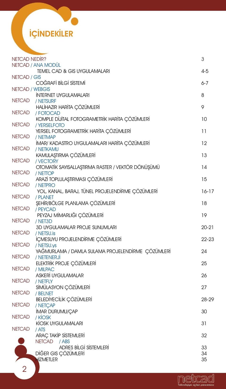 KOMPLE DÝJÝTAL FOTOGRAMETRÝK HARÝTA ÇÖZÜMLERÝ 10 NETCAD / YERSELFOTO YERSEL FOTOGRAMETRÝK HARÝTA ÇÖZÜMLERÝ 11 NETCAD / NETMAP ÝMAR/ KADASTRO UYGULAMALARI HARÝTA ÇÖZÜMLERÝ 12 NETCAD / NETKAMU