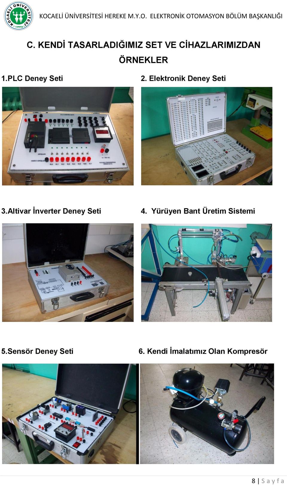 Altivar İnverter Deney Seti 4.