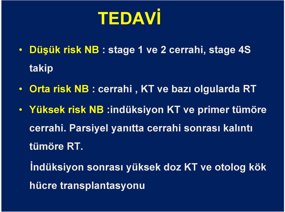 primer tümöre cerrahi.