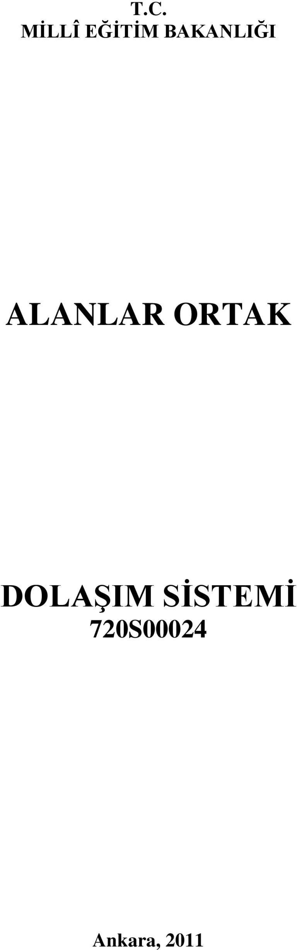 ORTAK DOLAŞIM