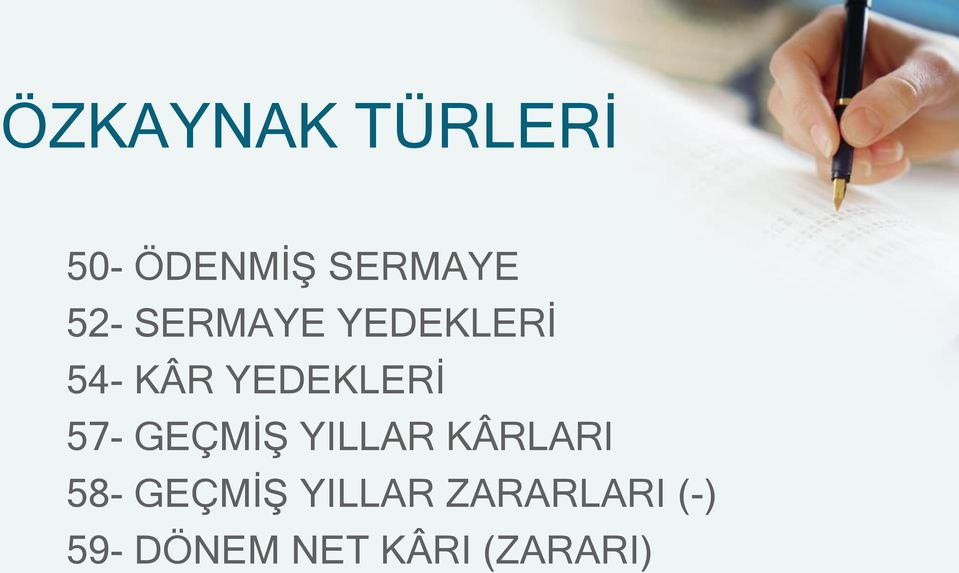 GEÇMİŞ YILLAR KÂRLARI 58- GEÇMİŞ YILLAR