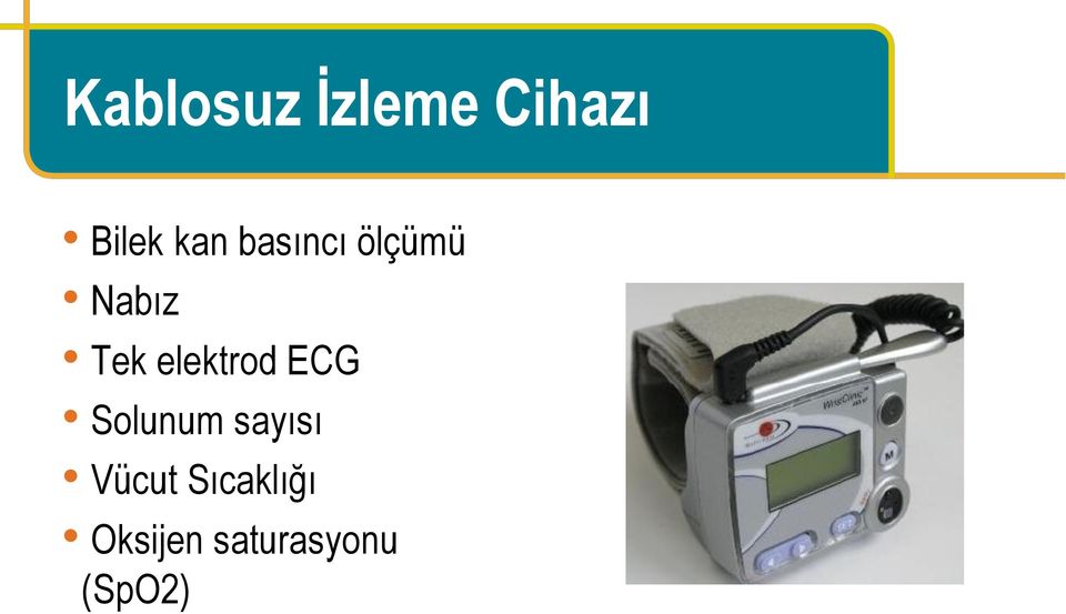 elektrod ECG Solunum sayısı