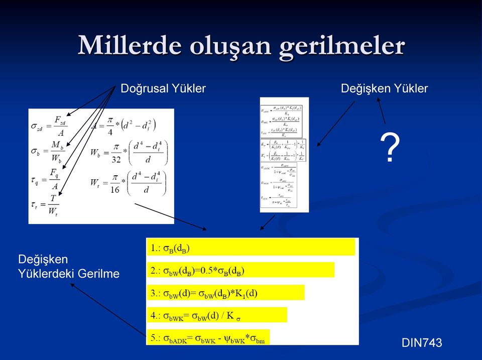 Yükler Değişken Yükler?