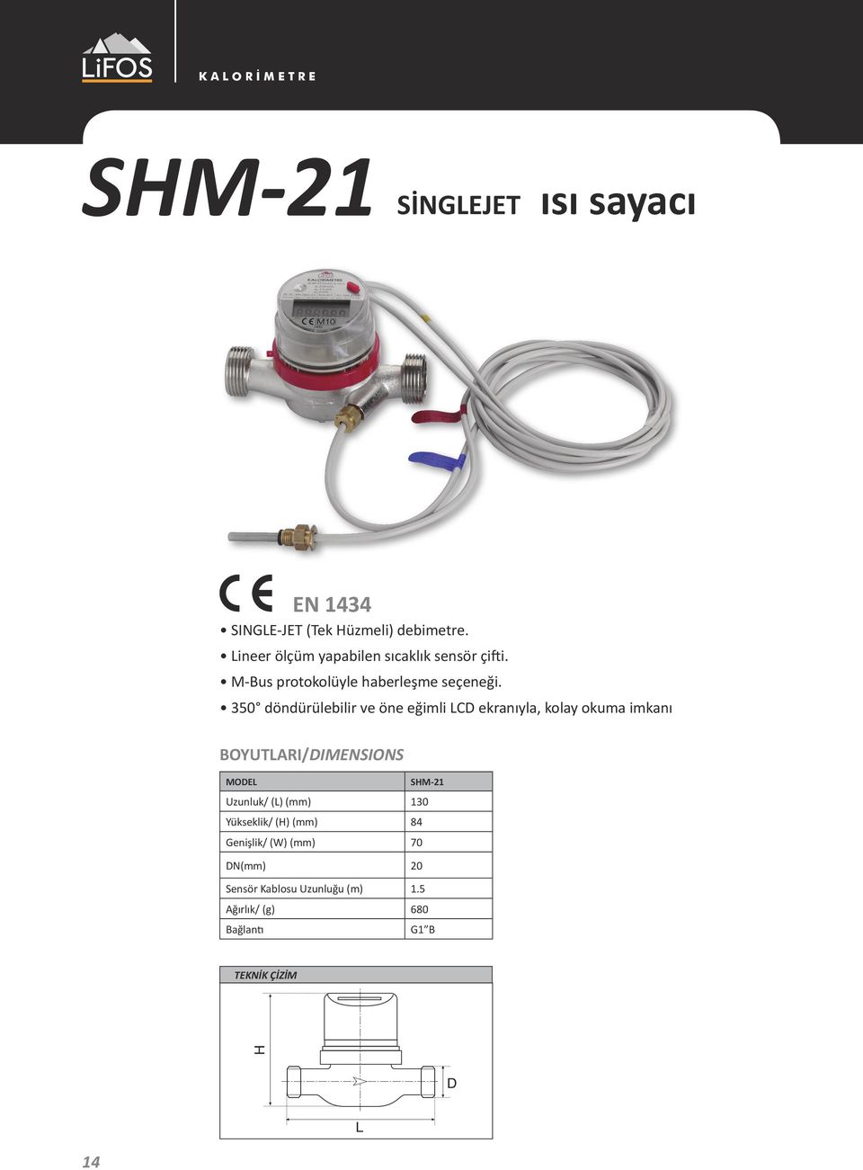 350 döndürülebilir ve öne eğimli LCD ekranıyla, kolay okuma imkanı BOYUTLARI/DIMENSIONS MODEL SHM-21