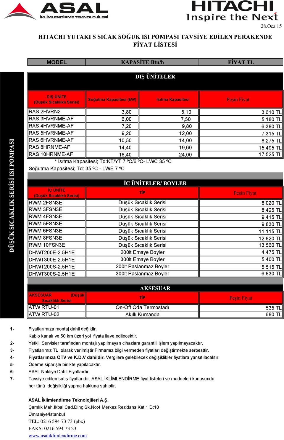 495 TL RAS 10HRNME-AF 18,40 24,00 17.