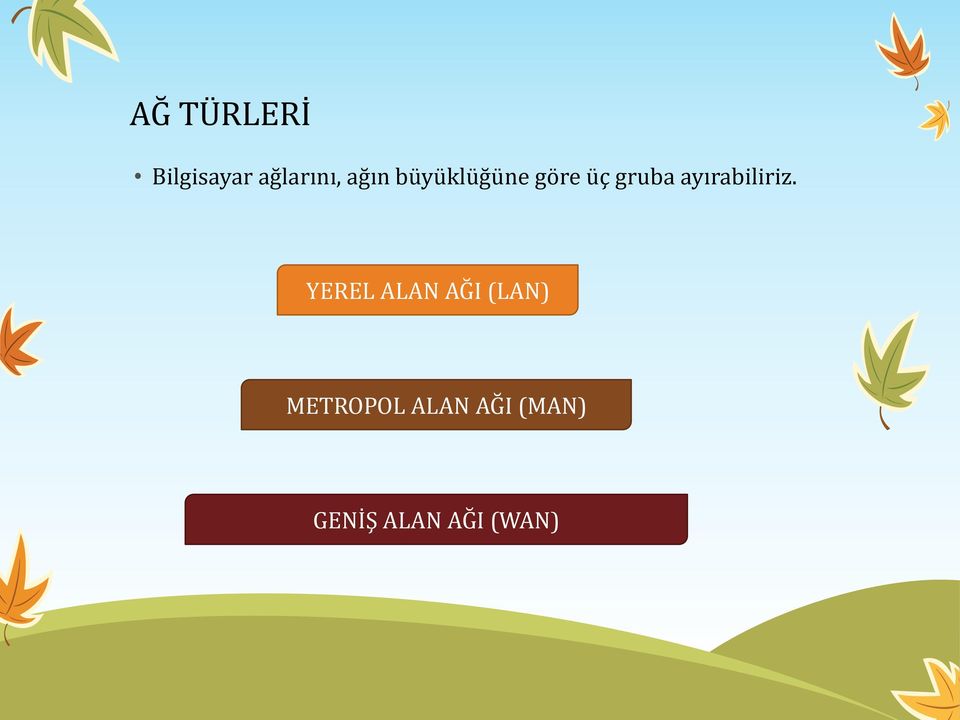 ayırabiliriz.