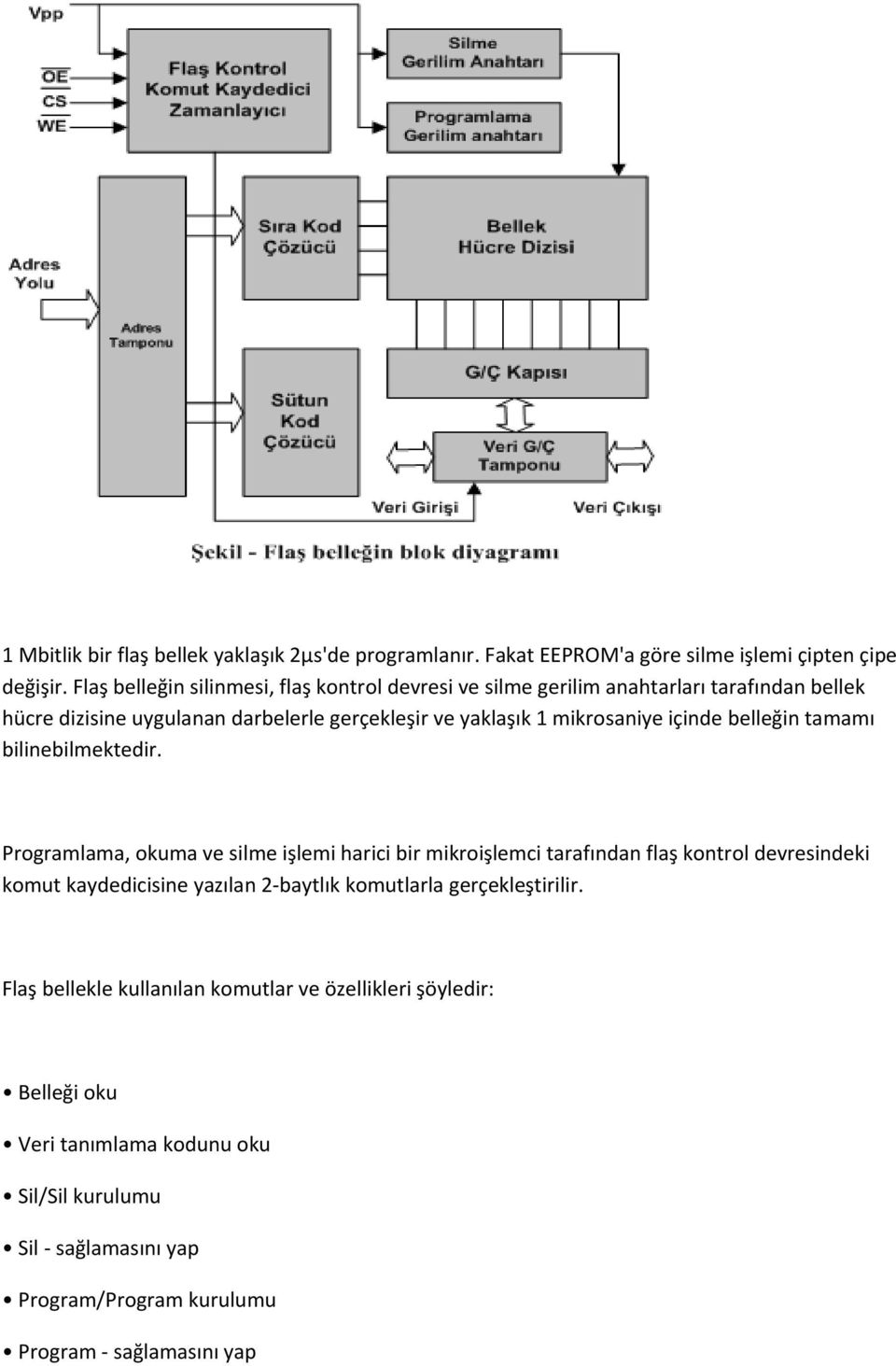 mikrosaniye içinde belleğin tamamı bilinebilmektedir.