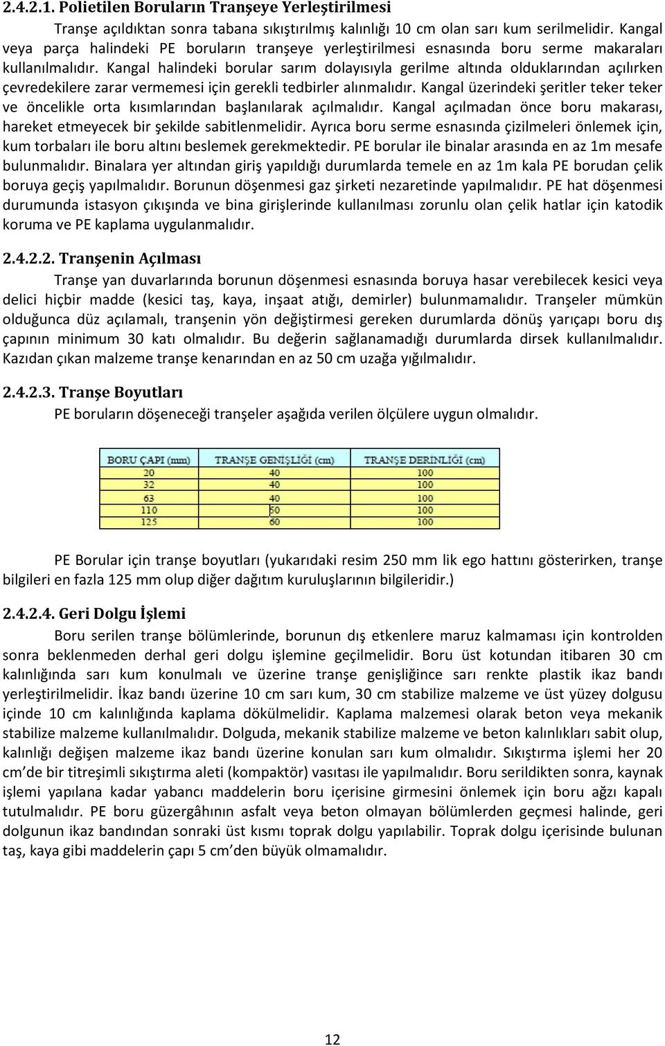 Kangal halindeki borular sarım dolayısıyla gerilme altında olduklarından açılırken çevredekilere zarar vermemesi için gerekli tedbirler alınmalıdır.