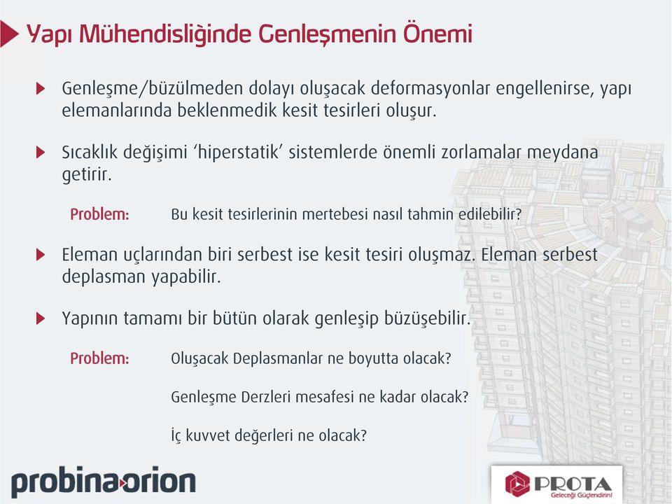 Problem: Bu kesit tesirlerinin mertebesi nasıl tahmin edilebilir? Eleman uçlarından biri serbest ise kesit tesiri oluşmaz.