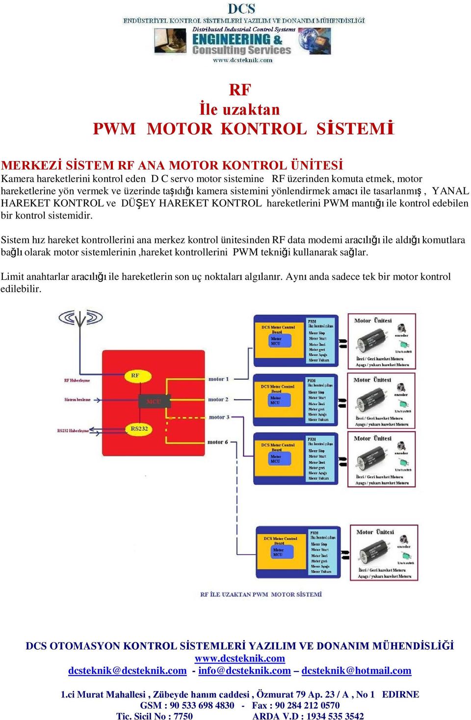 kontrol edebilen bir kontrol sistemidir.