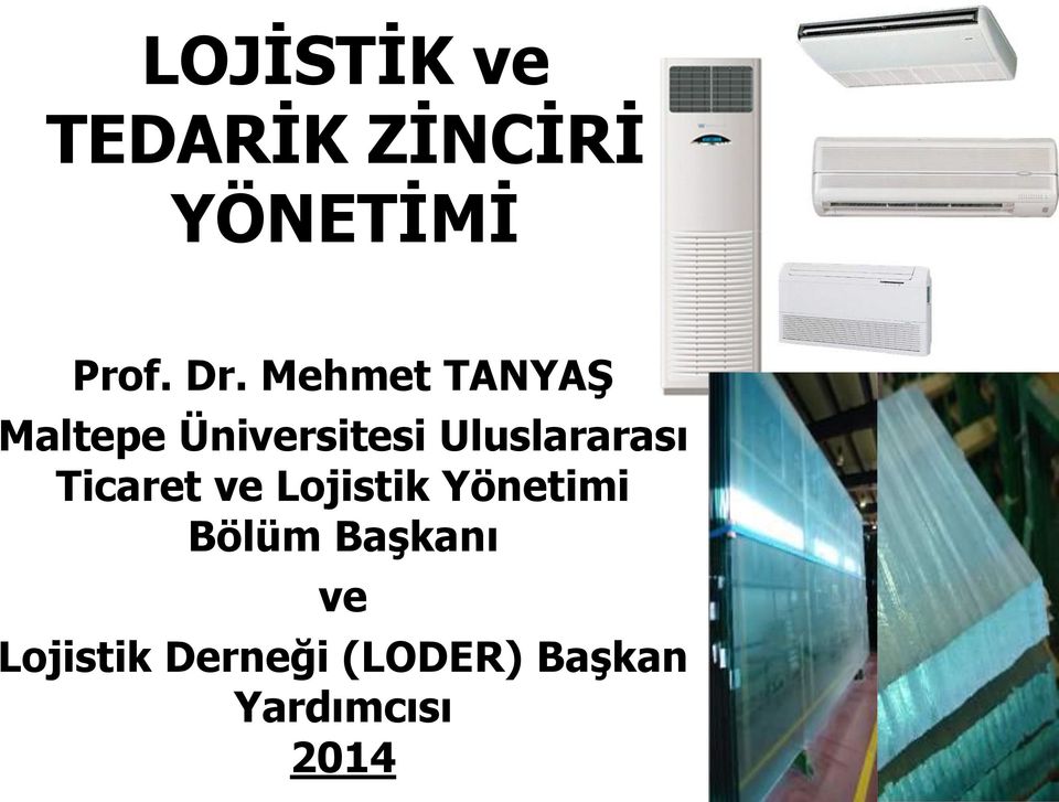 Ticaret ve Lojistik Yönetimi Bölüm Başkanı ve