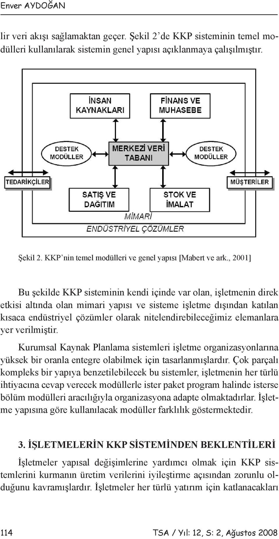 nitelendirebileceğimiz elemanlara yer verilmiştir. Kurumsal Kaynak Planlama sistemleri işletme organizasyonlarına yüksek bir oranla entegre olabilmek için tasarlanmışlardır.