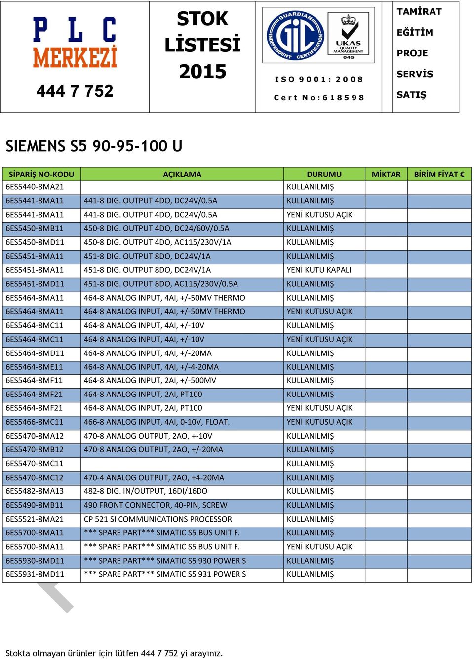 OUTPUT 8DO, AC115/230V/0.