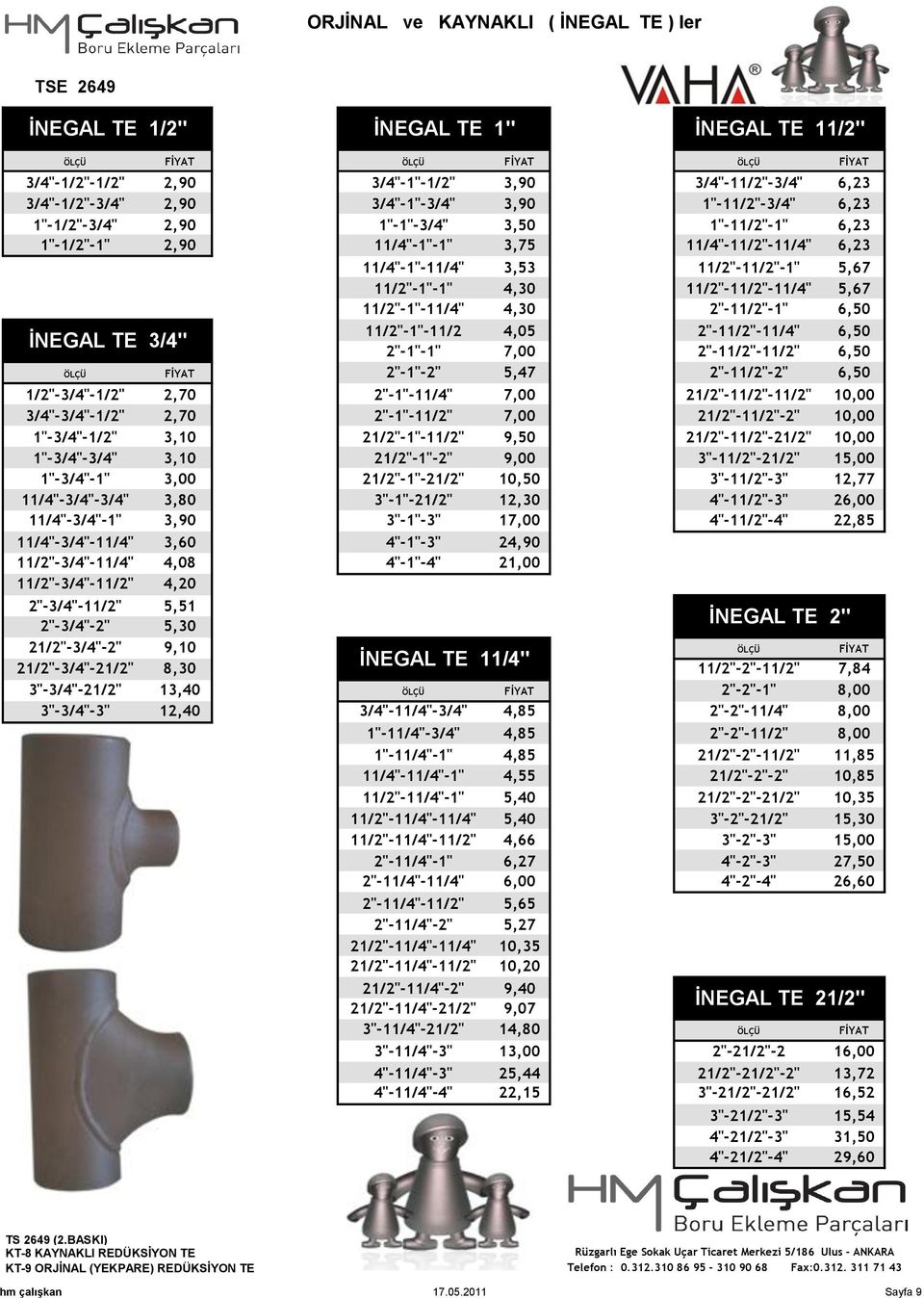 11/2"-11/2"-1" 11/2"-11/2"-11/4" 2"-11/2"-1" 2"-11/2"-11/4" 2"-11/2"-11/2" 2"-11/2"-2" 1/2"-3/4"-1/2" 2,70 2"-1"-11/4" 7,00 21/2"-11/2"-11/2" 10,00 3/4"-3/4"-1/2" 2,70 2"-1"-11/2" 7,00 21/2"-11/2"-2"