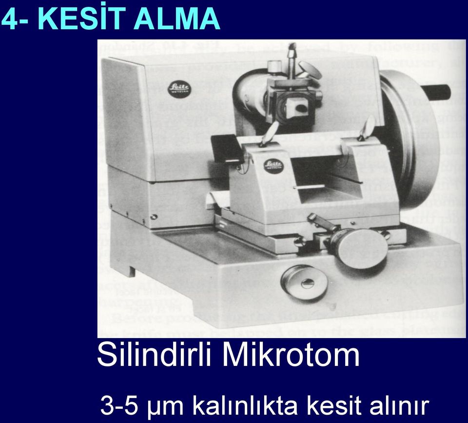 Mikrotom 3-5 μm