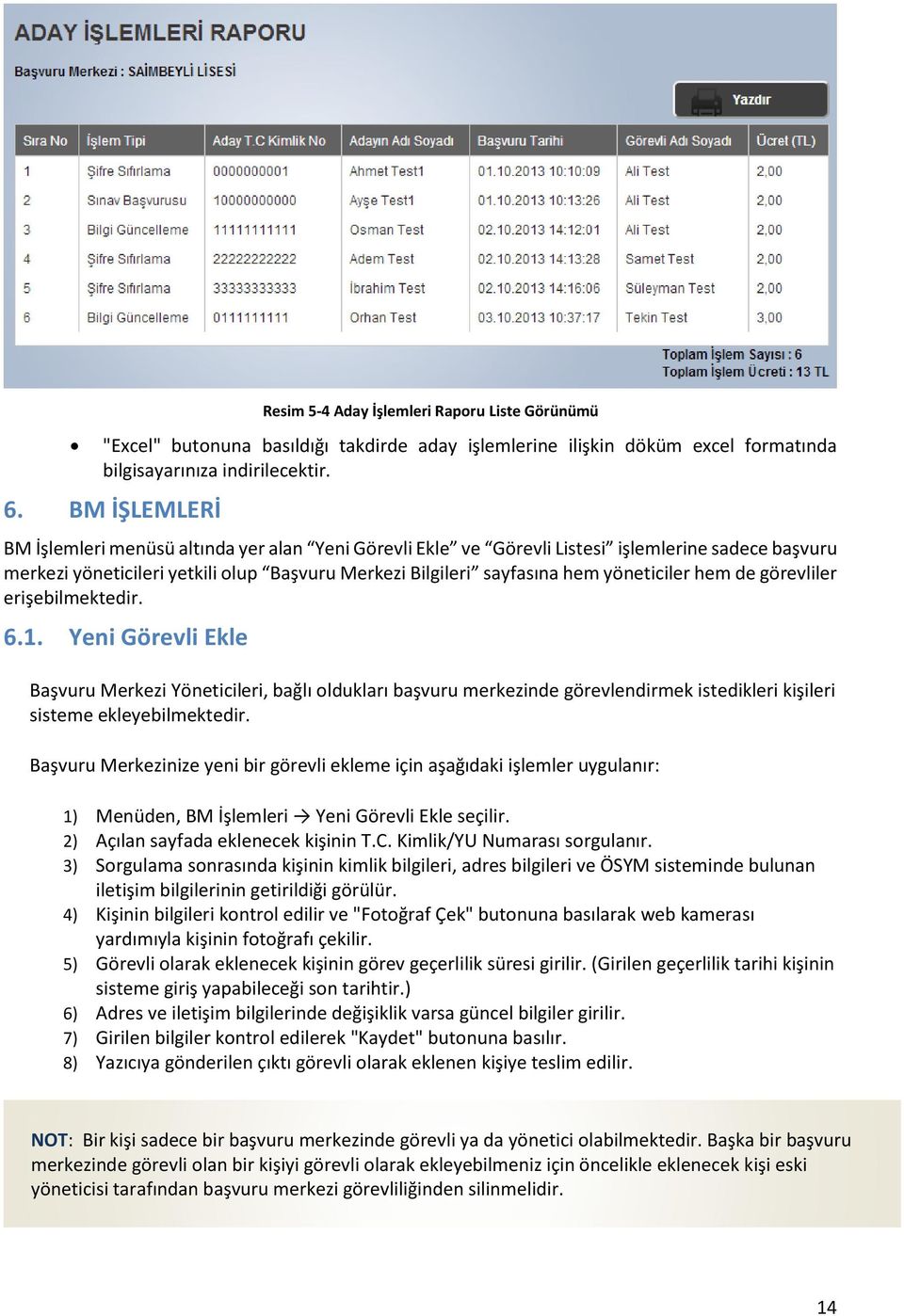 hem de görevliler erişebilmektedir. 6.1. Yeni Görevli Ekle Başvuru Merkezi Yöneticileri, bağlı oldukları başvuru merkezinde görevlendirmek istedikleri kişileri sisteme ekleyebilmektedir.